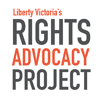RAP, Liberty Victoria's Rights Advocacy Project logo